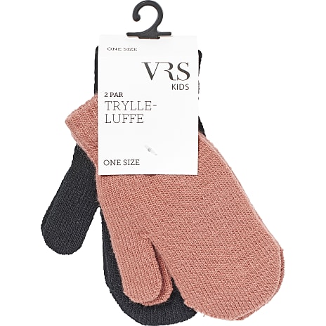 VRS Børnetrylleluffer Rosa/Sort