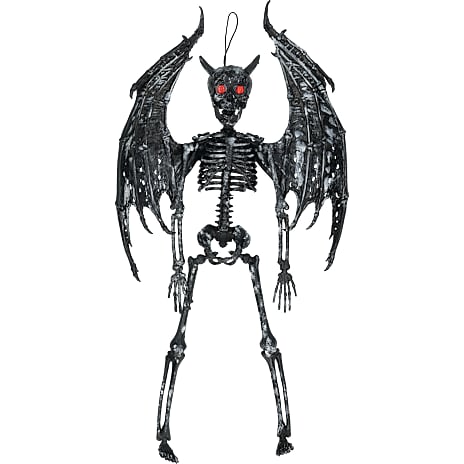 Halloween Dæmonskelet Højde 44 cm Sort