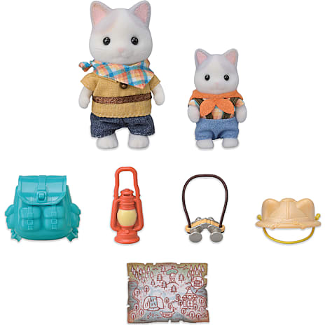 Sylvanian Families Latte Cat Bror & Baby Legesæt