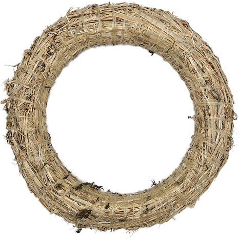 Halmkrans Ø 30 cm Natur