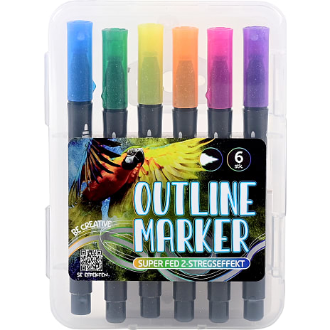 Parrot Outline Marker