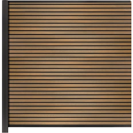 Hortus Riva Tillægselement Teak/Sort Vandret