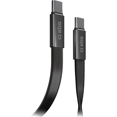 SBS Ladekabel Flad - Sort