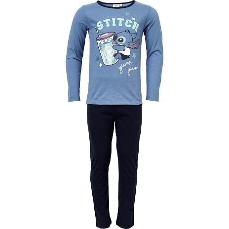 Stitch Pyjamas Str. 86/92 Blå