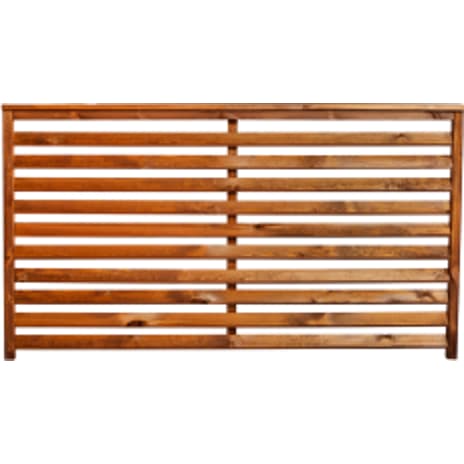 Nordic Fence Nova Teak Hegn Grundmalet