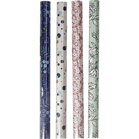 Andre Mærker Gavepapir 70 cm x 3 meter - flere varianter - assorteret 1 stk.