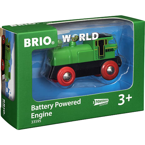 BRIO Batteridrevet Tovejs Lokomotiv Grønt/Sort 33595