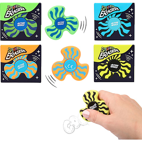Adventure World Fidgetspinner Viskelæder Assorteret