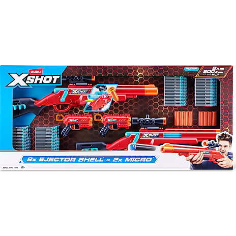 X-Shot Excel Ejector Shell & Micro Combo Blasters 1 stk.
