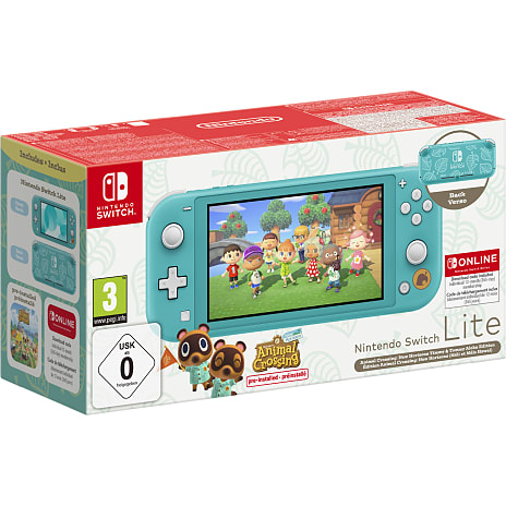 Nintendo Switch Lite Turkis inkl. Animal Crossing