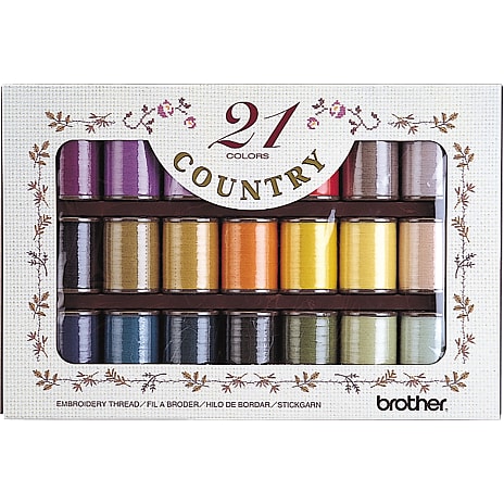 Brother SKiTCH PP1 Broderimaskinetråd 21 Farver