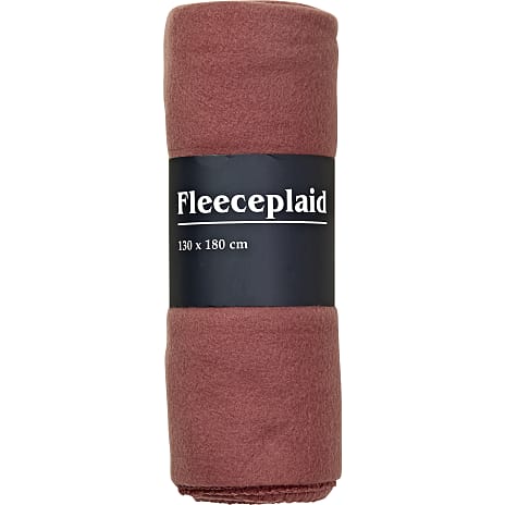 Fleece Plaid 130x180 cm rosa