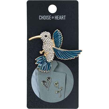 Choise by heart Dame Broche Guldfarvet