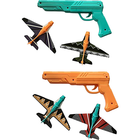 Andre Mærker Pistol med svævefly patroner - orange eller blå 1 stk.