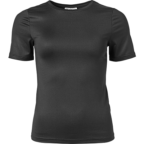 VRS dame mikrofiber T-shirt str. S - sort 1 stk.