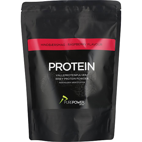 PurePower Valleproteinpulver med Hindbærsmag