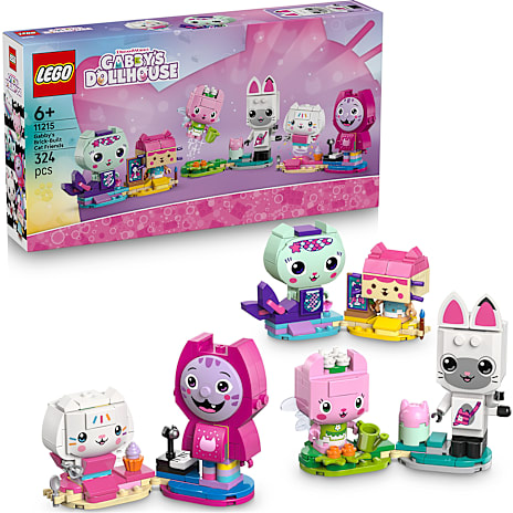 LEGO Gabbys Dukkehus Gabbys Klodsbyggede Kattevenner 11215