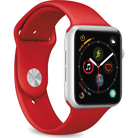 PURO Rem til Apple Watch 42-44 mm S/M & M/L Rød