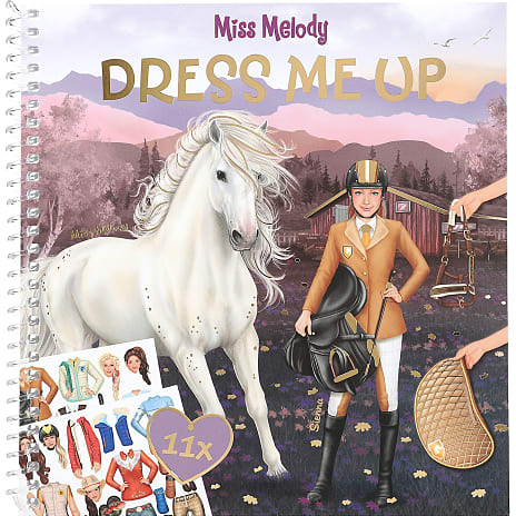 Miss Melody Dress Me Up Stickersbog