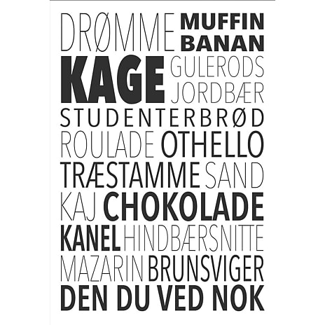 Salling Plakat med sort ramme 15 x 21 cm