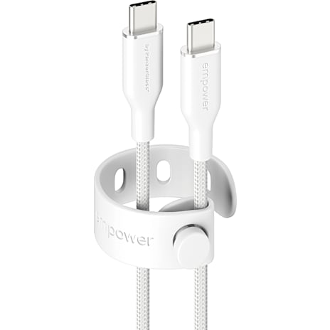 PanzerGlass Racing kabel 2 meter - Silver White 1 stk.