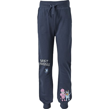 Bluey sweatpants str. 98/104 - blå 1 stk.