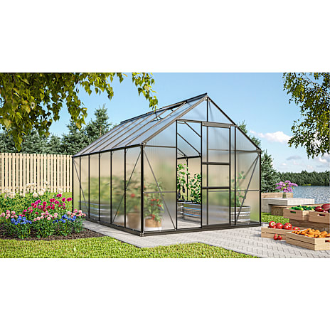 Vitavia Merkur 9900 drivhus m. sokkel - sort