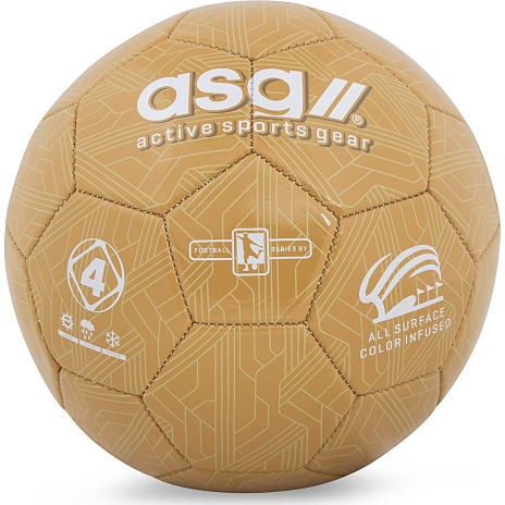 ASG Fodbold str. 4 guldfarvet