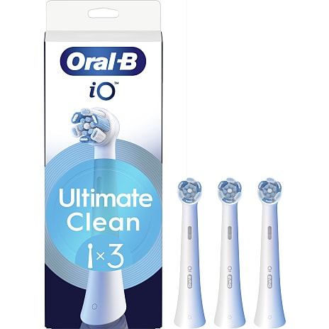 Oral-B iO Ultimate Clean tandbørstehoveder 3-pak - hvid 1 stk.