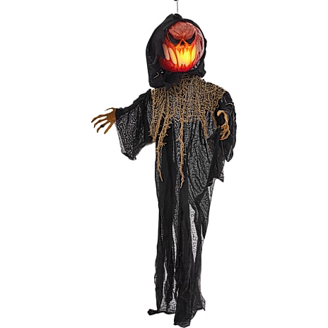 Halloween Animeret Græskar 150 cm Sort