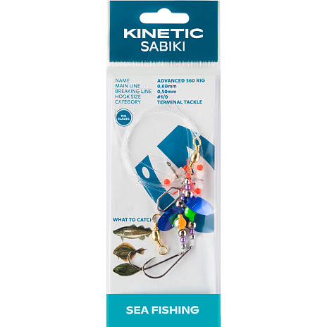 Kinetic Sabiki Advanced 360 forfang 1 stk.