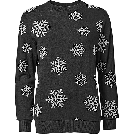 VRS Dame Striktrøje Str. 2XL Sort