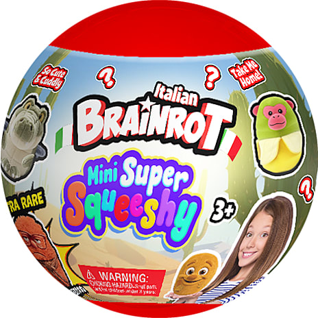 Brainrot Mini Super Squeeshy - flere varianter - assorteret 1 stk.