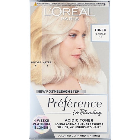 L'Oréal Paris Acidic toningsfarve Platinum Ice 1 stk.