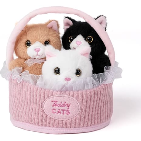 Teddy Compagniet Kurv Med Kattebamser
