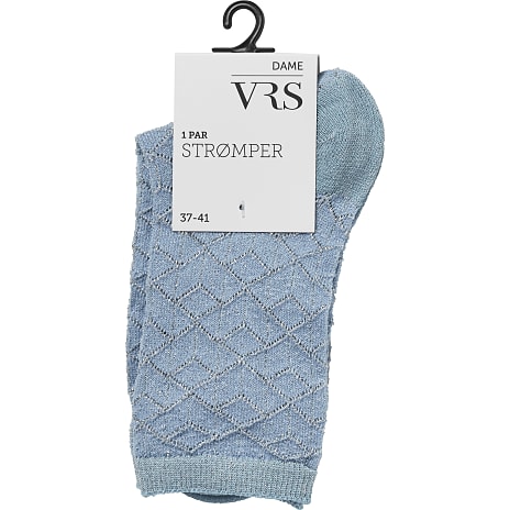 VRS Dame Glimmerstrømper Str. Onesize Blå