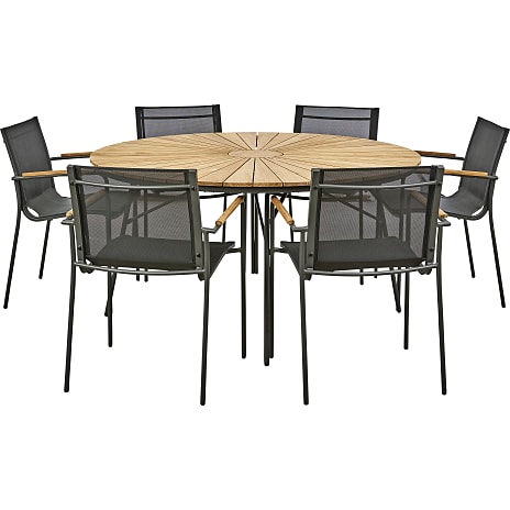 Kerteminde Bord Ø150 med 6 Mood Stole