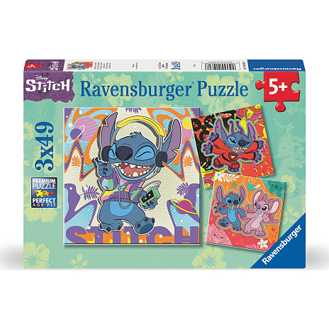 Ravensburger Disney Stitch Puslespil 3x49 Brikker