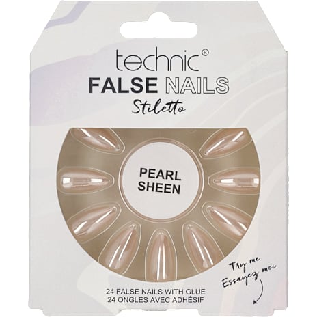 Technic Kunstige negle Pearl Sheen 24 stk.