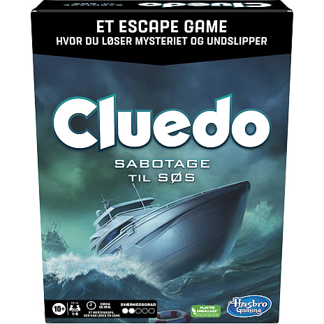 Hasbro Gaming Cluedo Sabotage til Søs