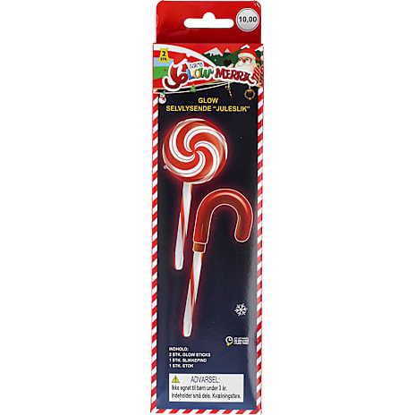 Glowstick wand - flere varianter - assorteret 2 stk.