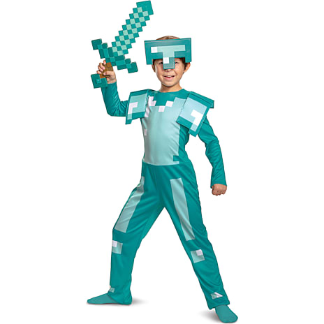 Minecraft Diamond Armour Kostume