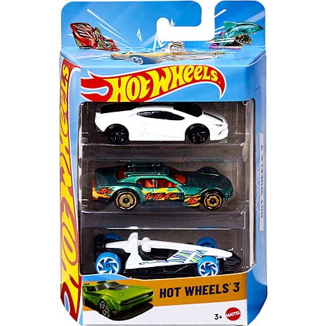 Hot Wheels legetøjsbiler 3-pak - flere varianter - assorteret 1 stk.
