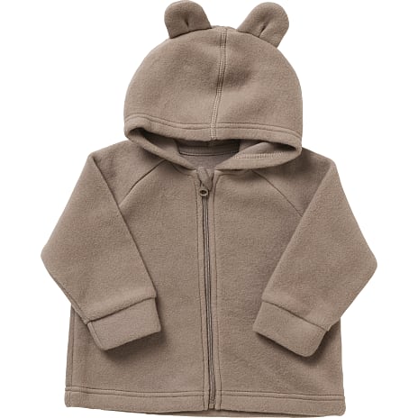 808 baby cardigan str. 62 - beige 1 stk.
