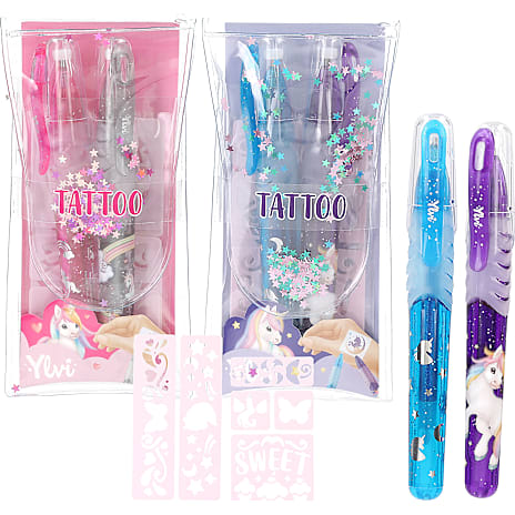 Ylvi Tattoo Glitter Gelpen Assorteret