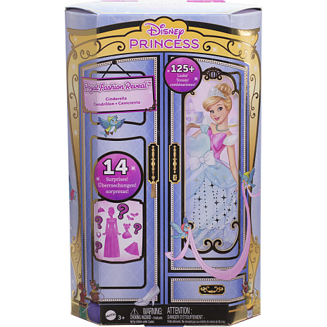 Disney Royal Fashion Reveal Cinderella Dukke Assorteret