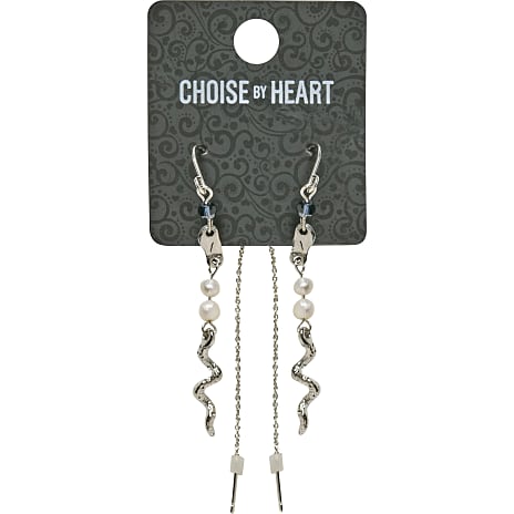 Choise by Heart Dame Øreringe Sølvfarvet