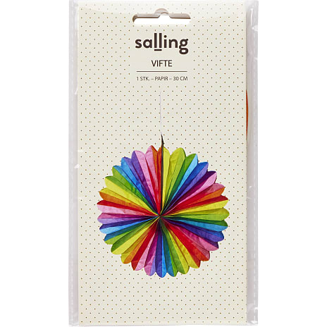 Andre Mærker Salling vifte Ø: 30 cm - multifarvet 1 stk.