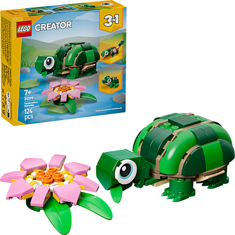 Skildpadde m. åkandeblomst 3 i 1, LEGO Creator 1 stk.