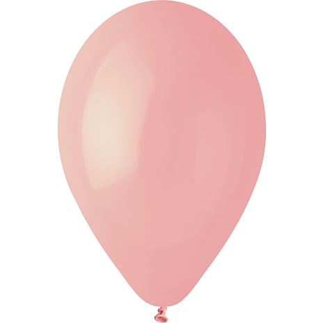 Andre Mærker Latexballoner 30 cm 6-pak - baby rosa 6 stk.